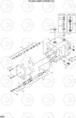 4040 FLOW AMPLIFIER(1/2) HL770-7A, Hyundai