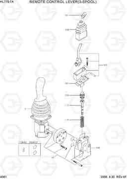 4061 REMOTE CONTROL LEVER(3-SPOOL) HL770-7A, Hyundai