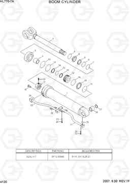 4120 BOOM CYLINDER HL770-7A, Hyundai