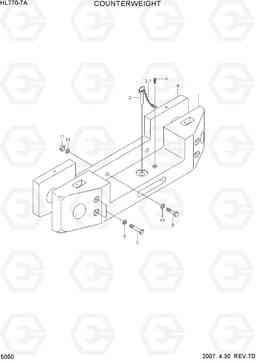 5050 COUNTERWEIGHT HL770-7A, Hyundai