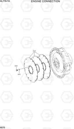 6070 ENGINE CONNECTION HL770-7A, Hyundai