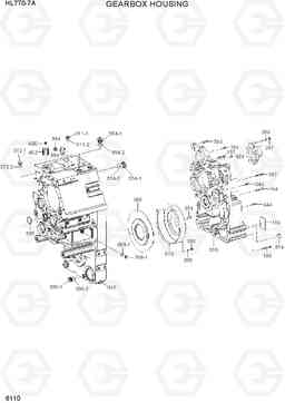 6110 GEARBOX HOUSING HL770-7A, Hyundai