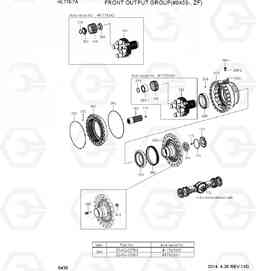 6430 FRONT OUTPUT GROUP(#0459-#1720, ZF) HL770-7A, Hyundai