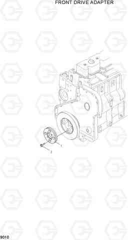 9010 FRONT DRIVE ADAPTER HL770-7A, Hyundai