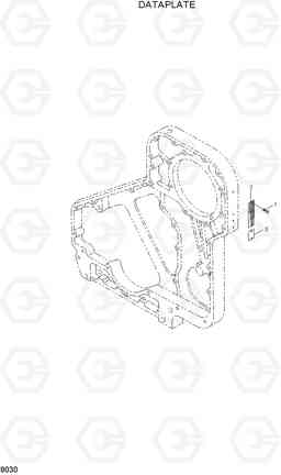 9030 DATAPLATE HL770-7A, Hyundai