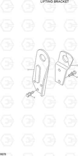 9370 LIFT BRACKET HL770-7A, Hyundai