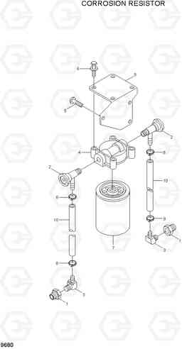 9680 CORROSION RESISTOR HL770-7A, Hyundai