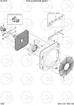 1032 FAN & MOTOR ASSY HL770-9, Hyundai