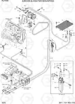 1070 AIRCON & HEATER MOUNTING HL770-9, Hyundai