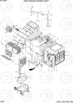 1100 AIR CONDITIONER UNIT HL770-9, Hyundai