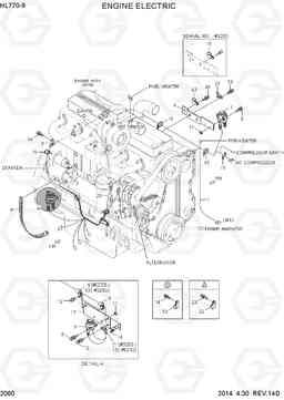 2060 ENGINE ELECTRIC HL770-9, Hyundai