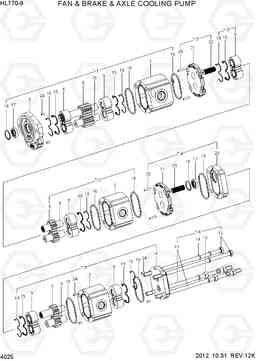 4025 FAN&BRAKE&AXLE COOLING PUMP(HEAVY DUTY) HL770-9, Hyundai
