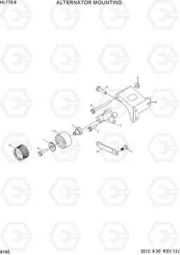 9160 ALTERNATOR MOUNTING HL770-9, Hyundai