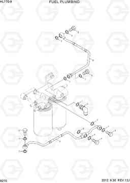9270 FUEL PLUMBING HL770-9, Hyundai