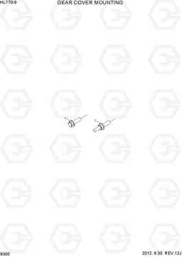 9300 GEAR COVER MOUNTING HL770-9, Hyundai