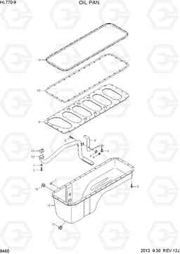 9460 OIL PAN HL770-9, Hyundai