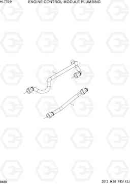 9480 ENGINE CONTROL PLUMBING HL770-9, Hyundai