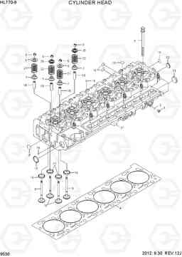 9530 CYLINDER HEAD HL770-9, Hyundai