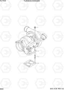 9540 TURBOCHARGER HL770-9, Hyundai