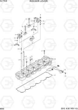 9550 ROCKER LEVER HL770-9, Hyundai