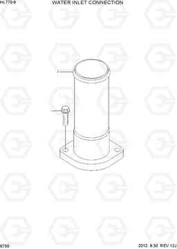 9700 WATER OUTLET CONNECTION HL770-9, Hyundai