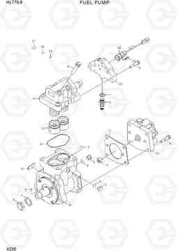 A230 FUEL PUMP HL770-9, Hyundai
