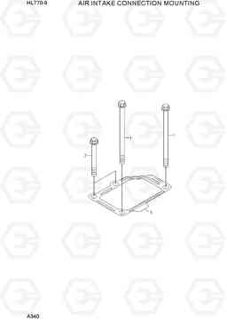 A340 AIR INTAKE CONNECTION MOUNTING HL770-9, Hyundai