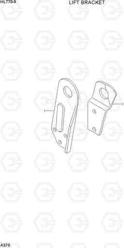 A370 LIFT BRACKET HL770-9, Hyundai