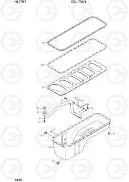 A460 OIL PAN HL770-9, Hyundai