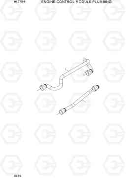 A480 ENGINE CONTROL PLUMBING HL770-9, Hyundai