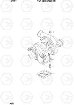 A540 TURBOCHARGER HL770-9, Hyundai