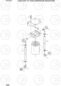 A680 COOLANT FILTER(CORROSION RESISTOR) HL770-9, Hyundai