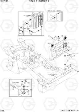 2055 REAR ELECTRIC 2 HL770-9A, Hyundai