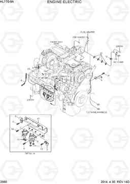 2060 ENGINE ELECTRIC HL770-9A, Hyundai