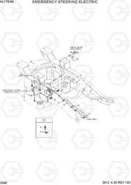 2090 EMERGENCY STEERING ELECTRIC HL770-9A, Hyundai