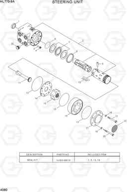 4060 STEERING UNIT HL770-9A, Hyundai