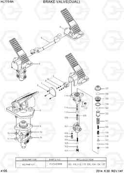 4105 BRAKE VALVE(DUAL) HL770-9A, Hyundai