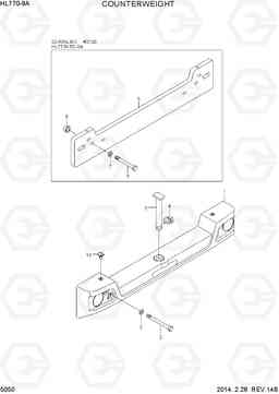5050 COUNTERWEIGHT HL770-9A, Hyundai