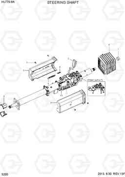 5200 STEERING SHAFT HL770-9A, Hyundai