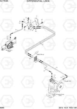 6060 DIFFERENTIAL LOCK HL770-9A, Hyundai