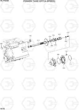 6170 POWER TAKE OFF(4-SPEED) HL770-9A, Hyundai