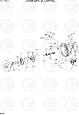 6390 INPUT GROUP(5-SPEED) HL770-9A, Hyundai