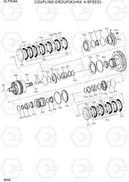 6450 COUPLING GROUP(K3+KV, 5-SPEED) HL770-9A, Hyundai