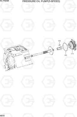 6510 PRESSURE OIL PUMP(5-SPEED) HL770-9A, Hyundai