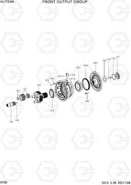 6700 FRONT OUTPUT GROUP HL770-9A, Hyundai