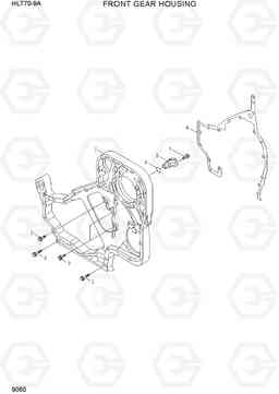 9060 FRONT GEAR HOUSING HL770-9A, Hyundai