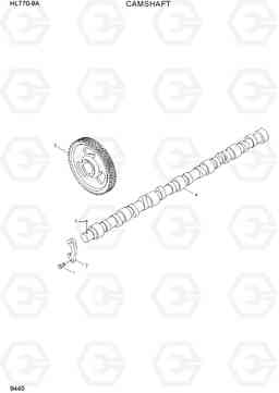 9440 CAMSHAFT HL770-9A, Hyundai