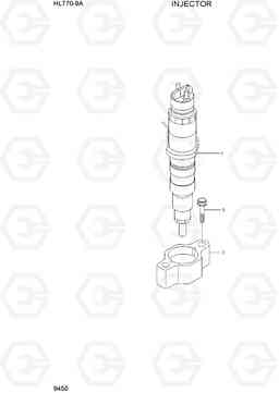 9450 INJECTOR HL770-9A, Hyundai