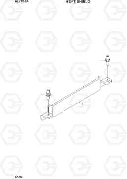 9530 HEAT SHIELD HL770-9A, Hyundai