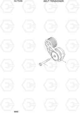 9660 BELT TENSIONER HL770-9A, Hyundai